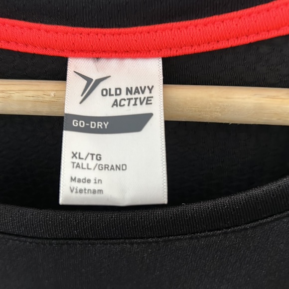 Old navy go dry long sleeves,  activewear. Black. Ladies size XL tall - Picture 3 of 10